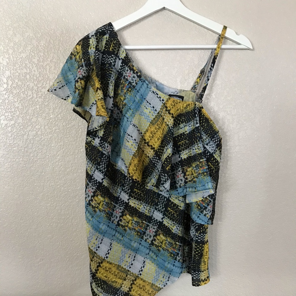 Project Runway One Shoulder Top Asymmetrical NWT